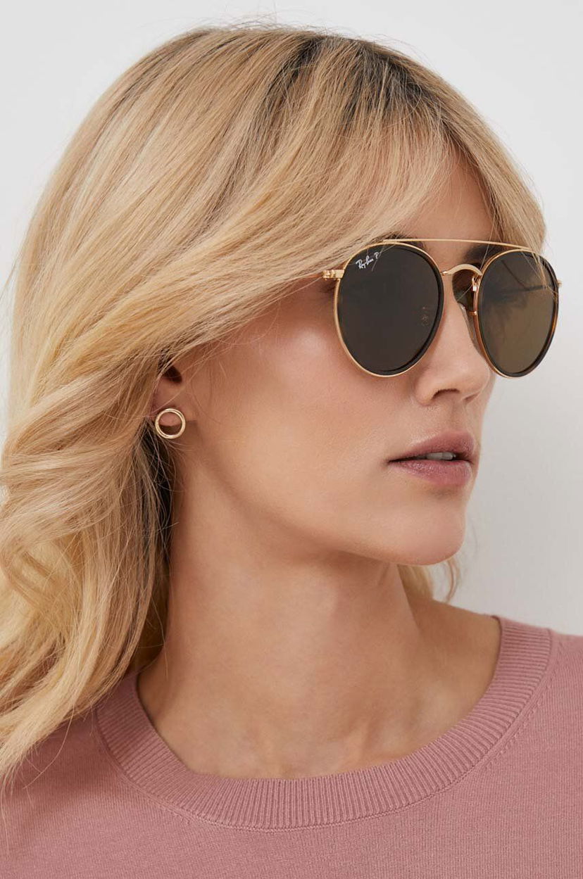 Сонцезахисні окуляри Ray-Ban Sunglasses 0RB3647N Коричневий | 0RB3647N
