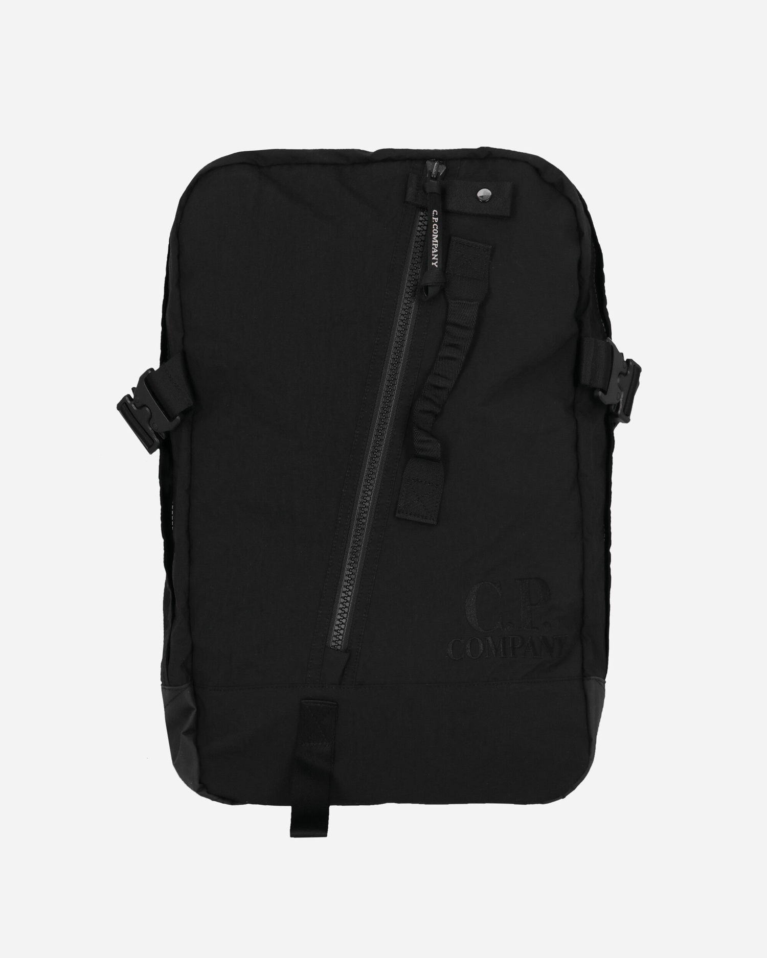 Рюкзак C.P. Company Duffel Bag with Diagonal Zipper чорний | 18CMAC174A-110188G 999, 1