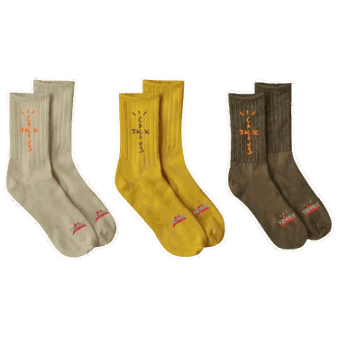 Нижня білизна та шкарпетки Cactus Jack by Travis Scott Cactus Trails Hiking Socks Pack Різнокольоровий | CJNT AS25 BROW, 0