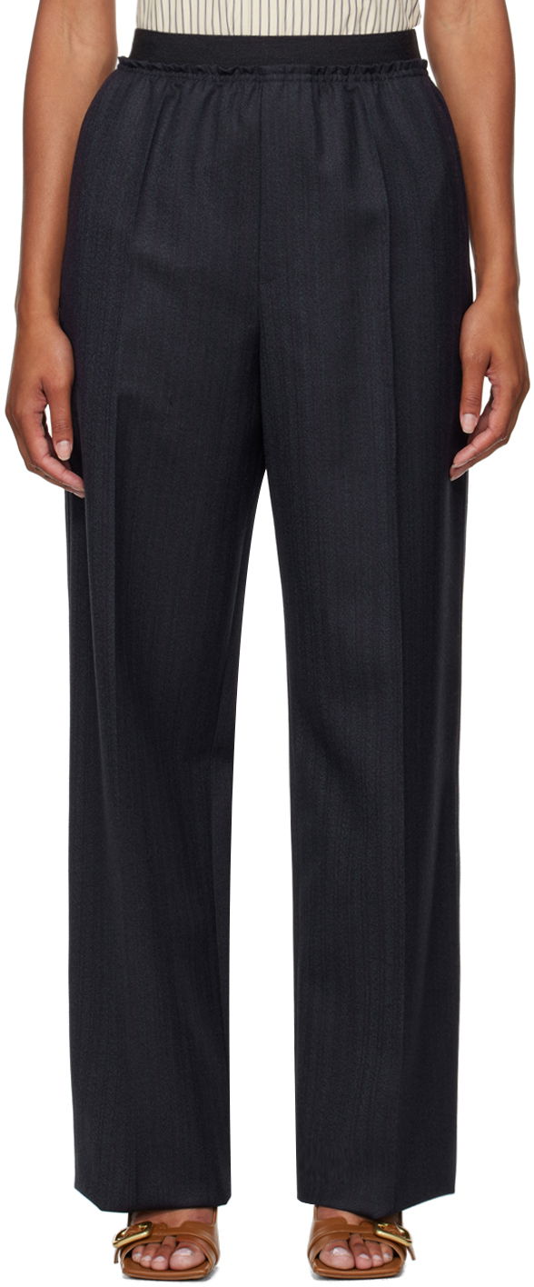 Штани Bottega Veneta Gathered Trousers чорний | 792942 V36K0