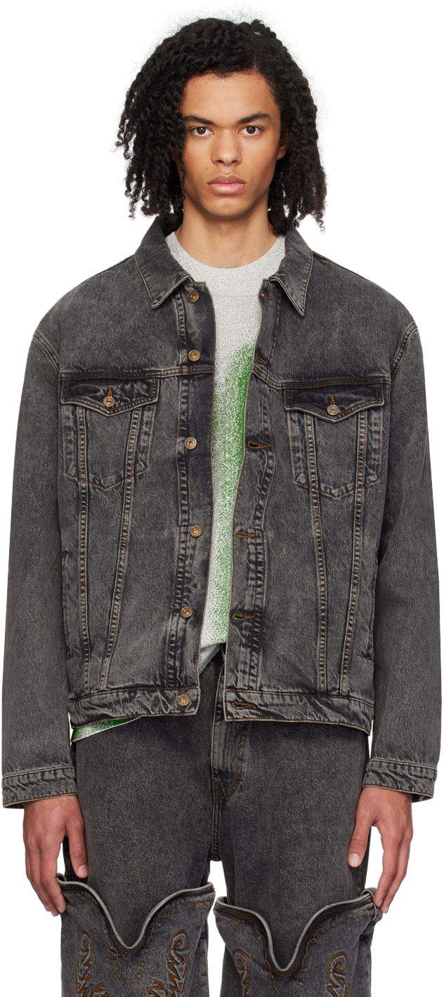 Куртка Y/PROJECT Black Wire Denim Jacket чорний | 207JA001