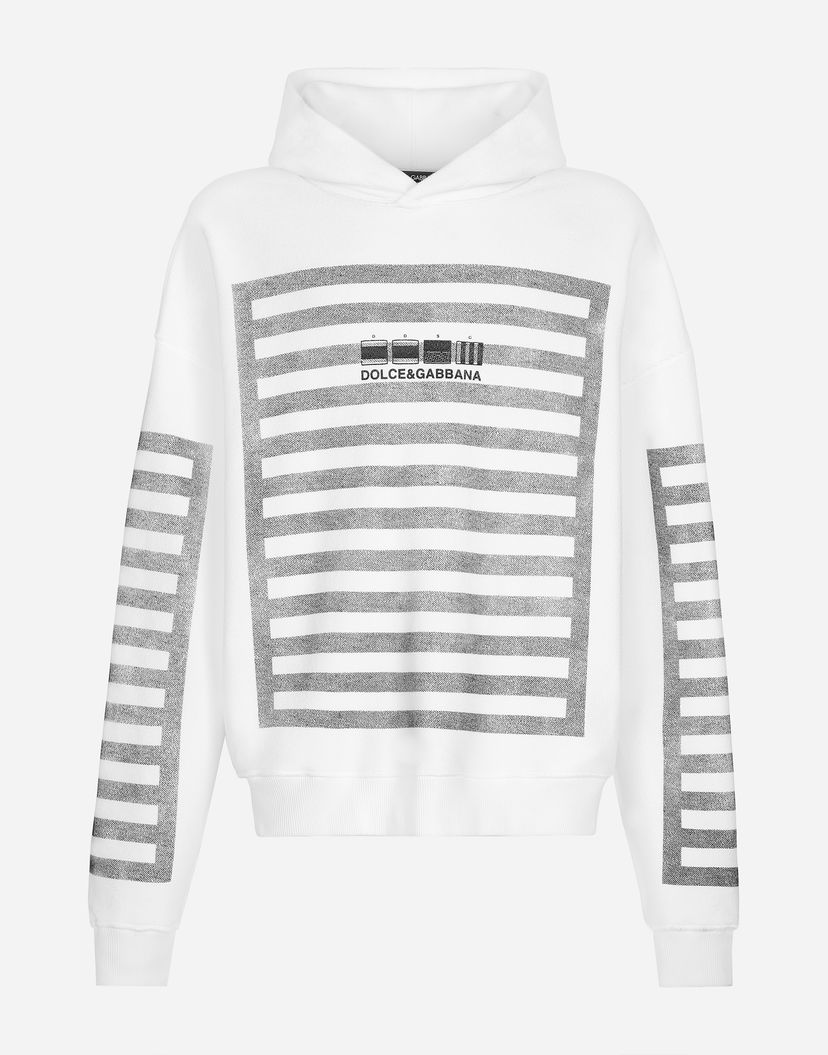Світшоти Dolce & Gabbana Hoodie With Marina Print білий | G9AJATG7K4TW0800