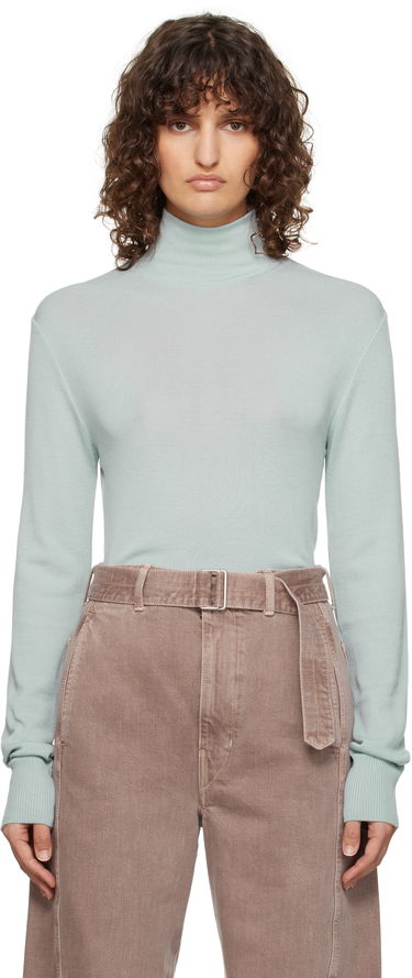 Cветр LEMAIRE Lemaire Seamless Turtleneck Sweater Зелений | TO1280 LK1032, 0