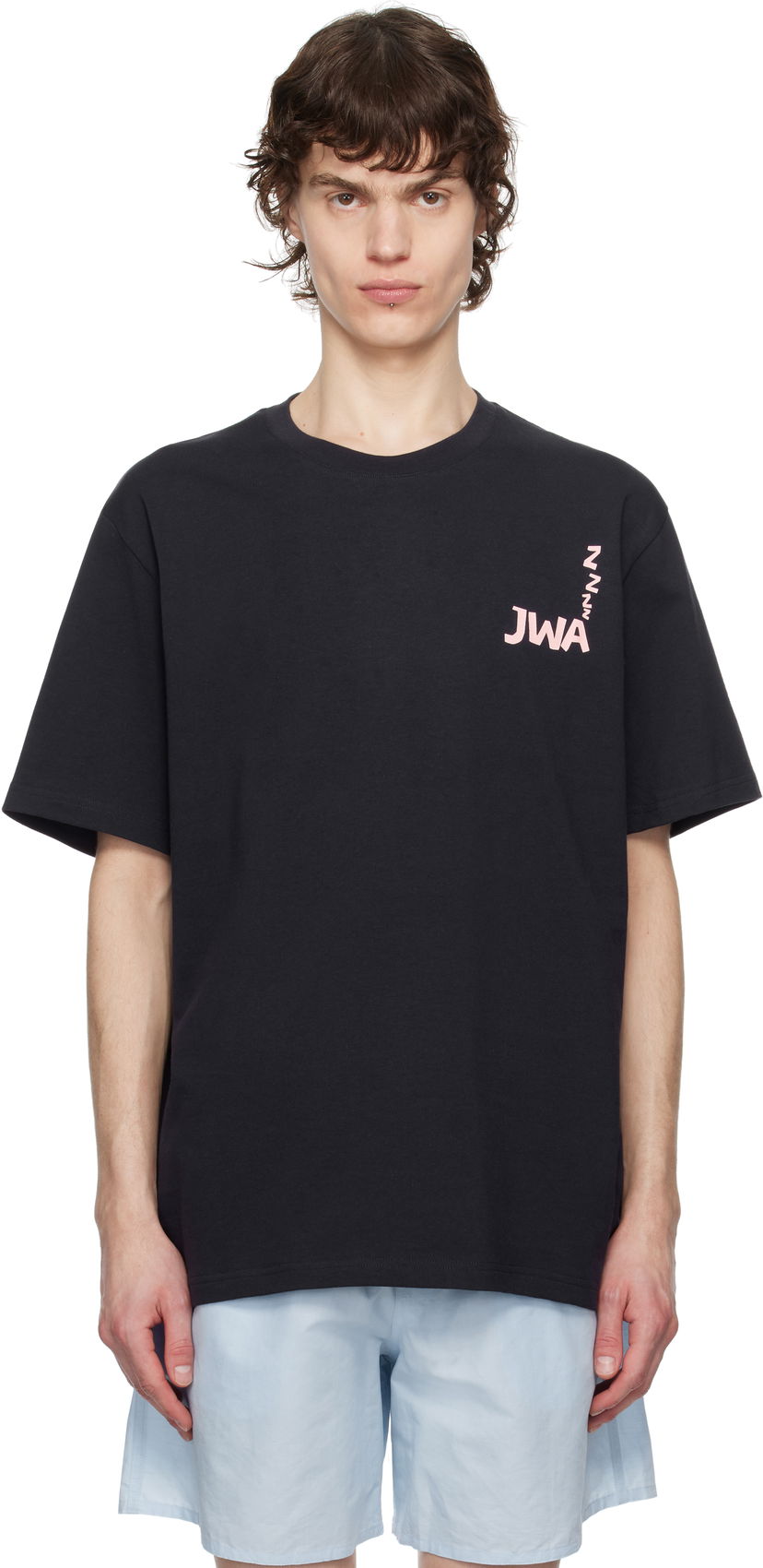 Футболка JW Anderson JW Anderson 'JWA' T-Shirt чорний | JT0270-PG1510