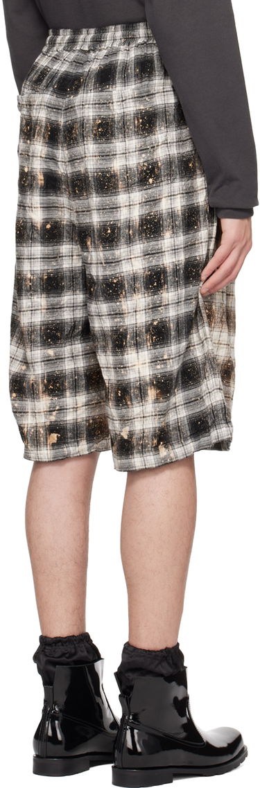 Шорти We11done We11done Crinkled Check Shorts Різнокольоровий | WD-PT1-23-254-U-BK, 2