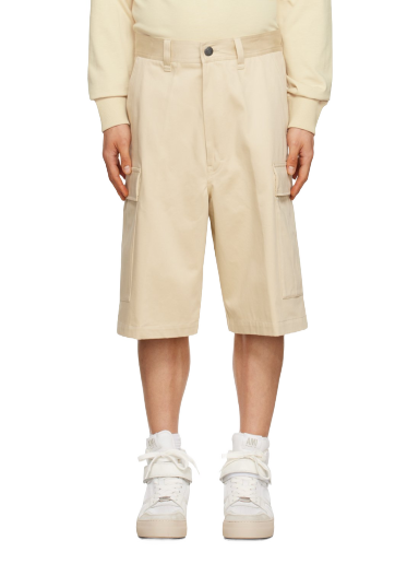 Шорти AMI Pocket Shorts білий | HSO400.CO0009