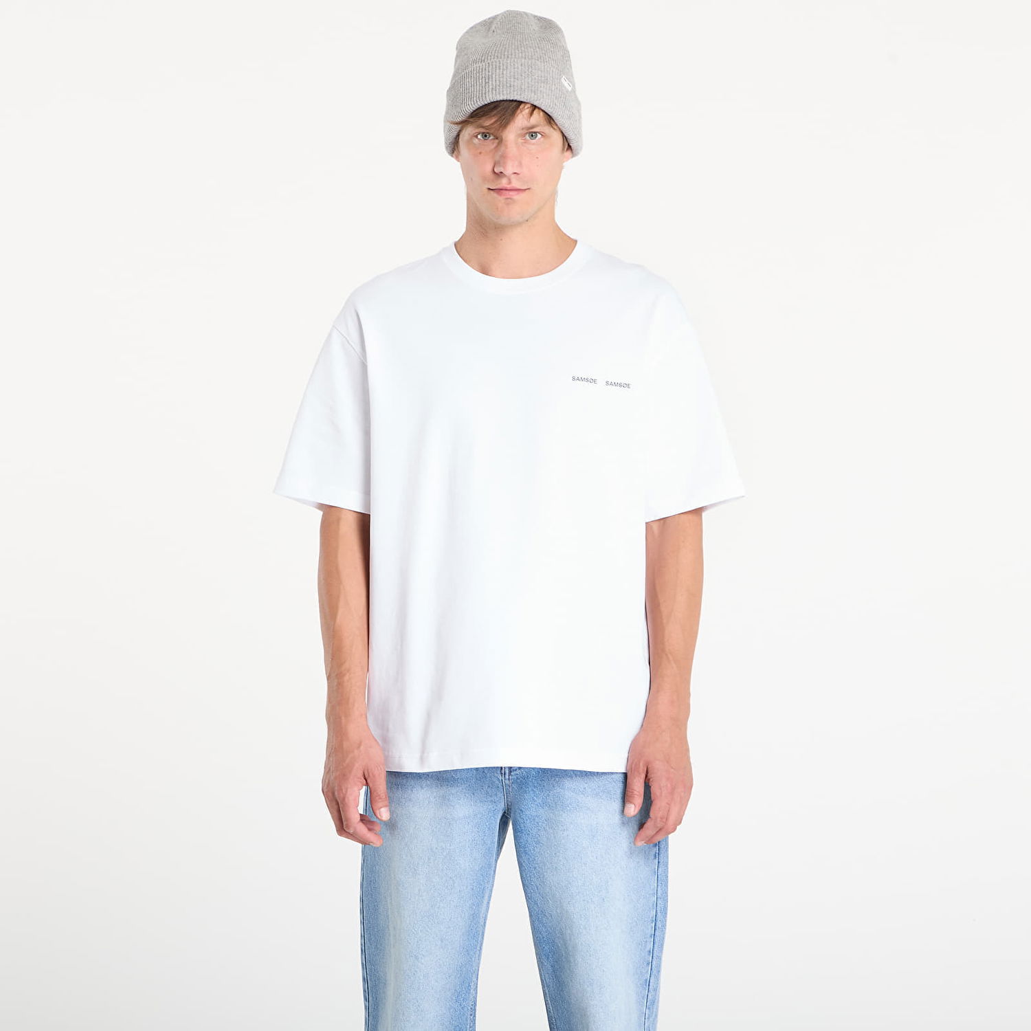 Футболка Samsoe Samsoe Samsøe Samsøe Saflorian T-Shirt білий | U25300007_CLR002385, 0