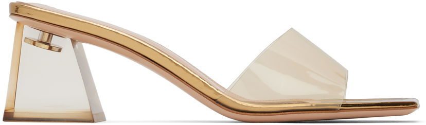 Аксесуари Gianvito Rossi Gianvito Rossi Cosmic Heeled Mules Металік | G11320-55PLE-GME