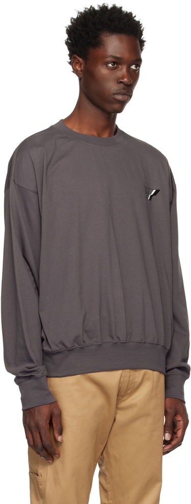 Cветр We11done We11done W Line Sweatshirt Сірий | WD-TS3-22-818-U-CH, 1