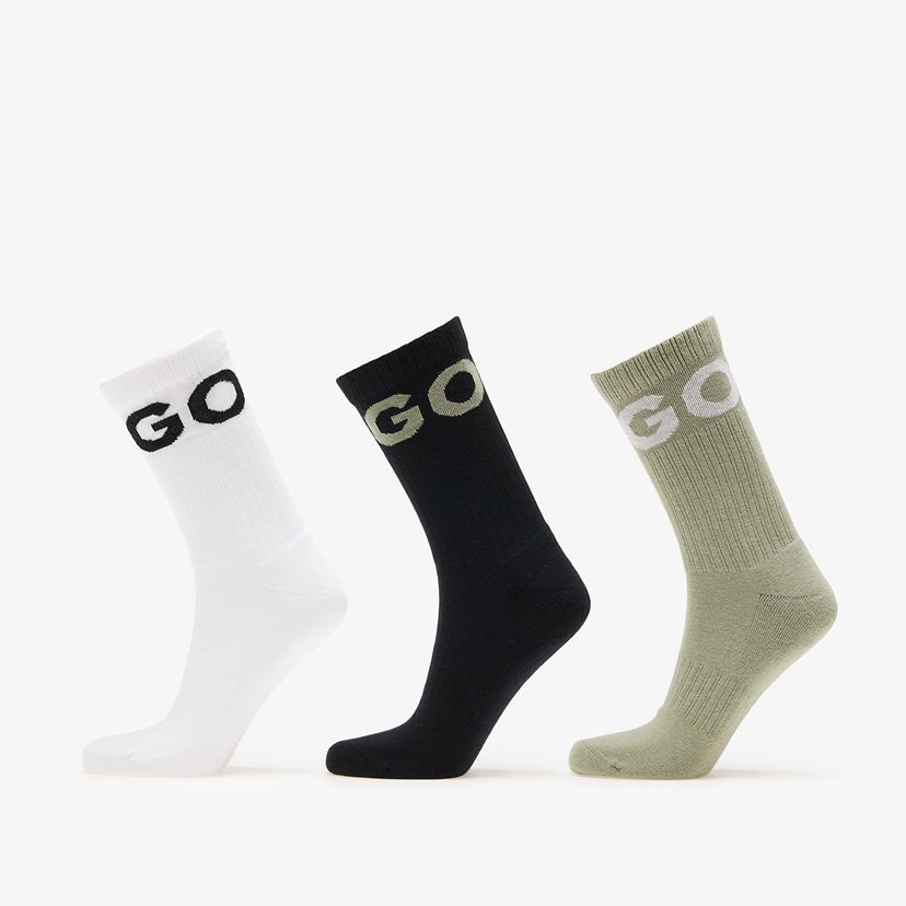 Шкарпетки BOSS Hugo Boss Iconic CC Socks 3-Pack Різнокольоровий | 50531517-391