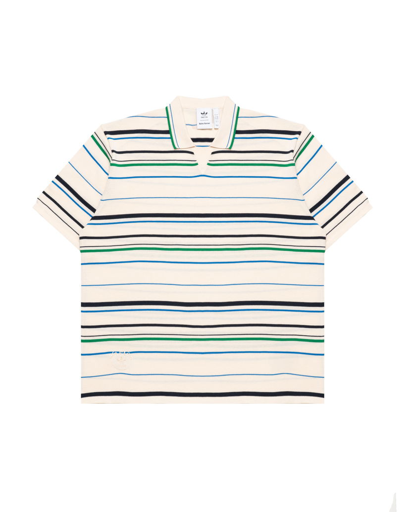 Сорочка поло adidas Originals Wales Bonner Knit Polo Shirt бежевий | JM8203