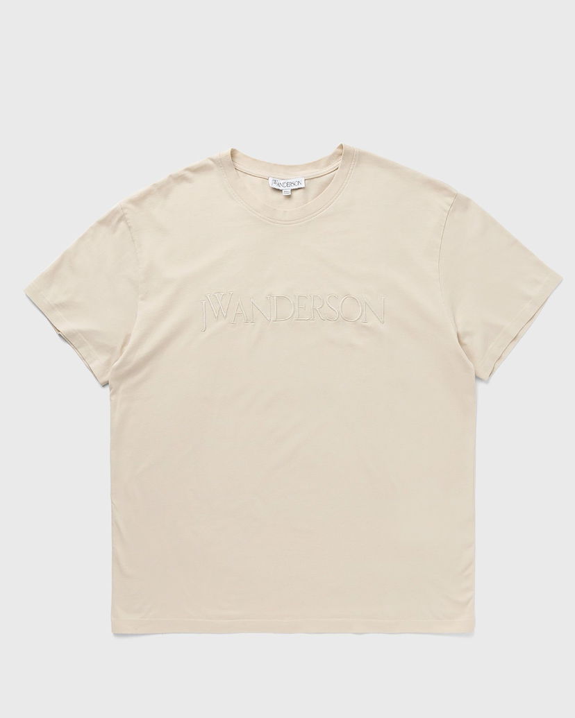 Футболка JW Anderson LOGO EMBROIDERY TEE бежевий | JT0211-PG0980-132