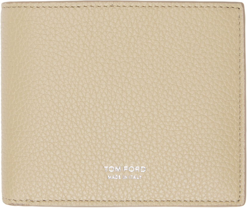 Гаманець Tom Ford Grain Leather Classic Bifold Wallet бежевий | Y0278-LCL158S