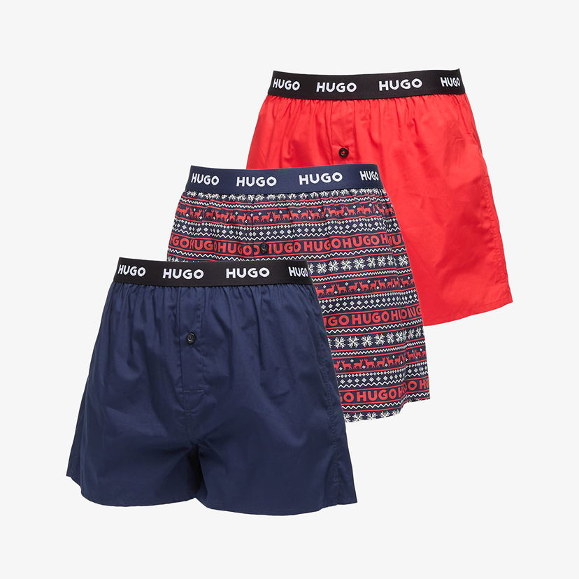 Боксери BOSS HUGO BOSS Woven Boxer 3-Pack Різнокольоровий | 50532565-963