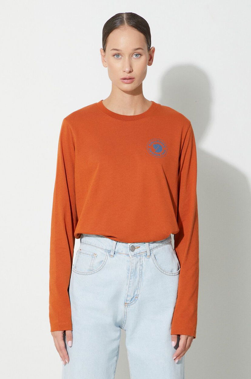 Футболка FJÄLLRÄVEN 1960 Logo T-Shirt Помаранчевий | F86989.243