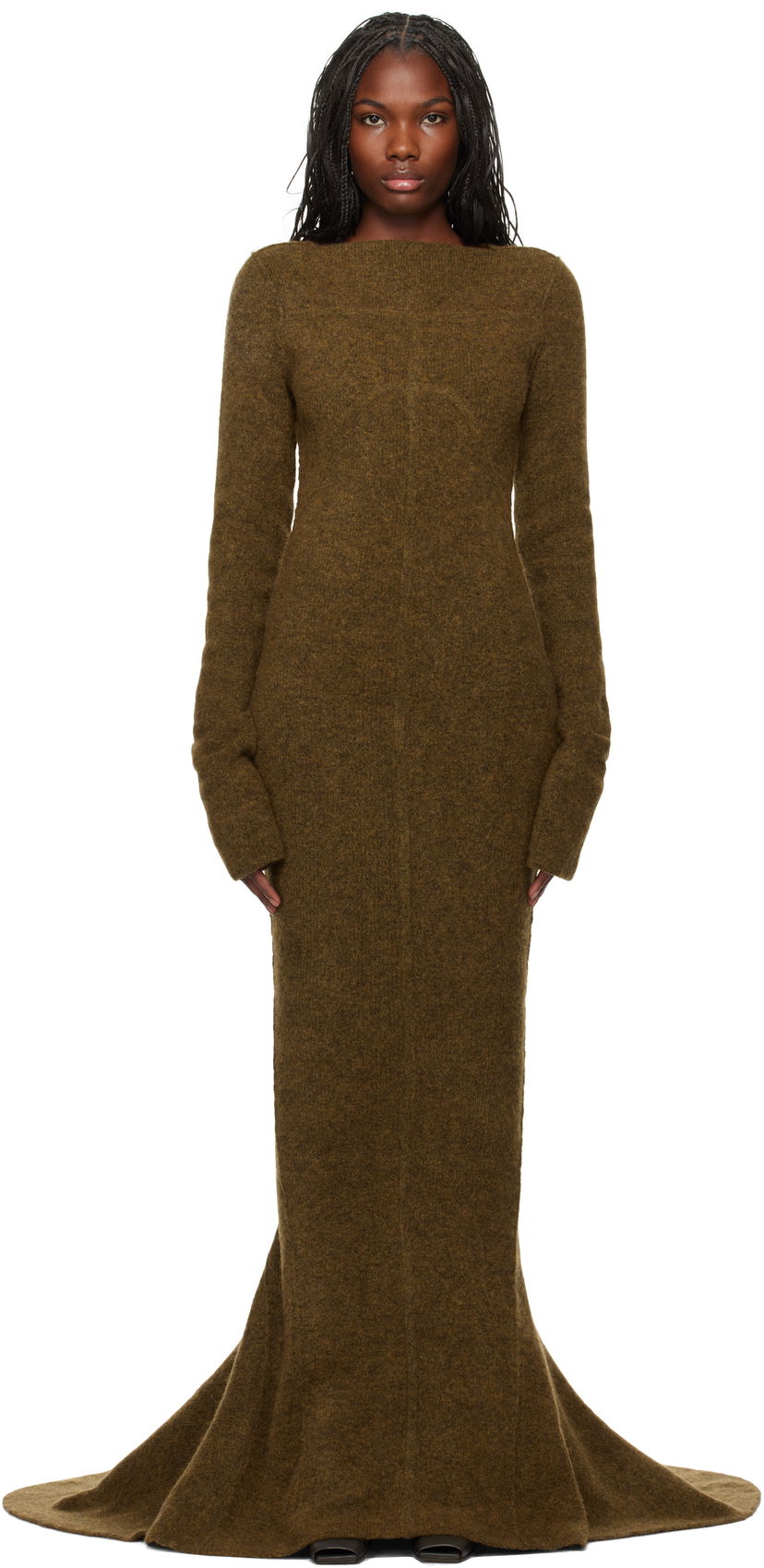 плаття Rick Owens Maxi Dress Коричневий | RO02D3688 KWPL