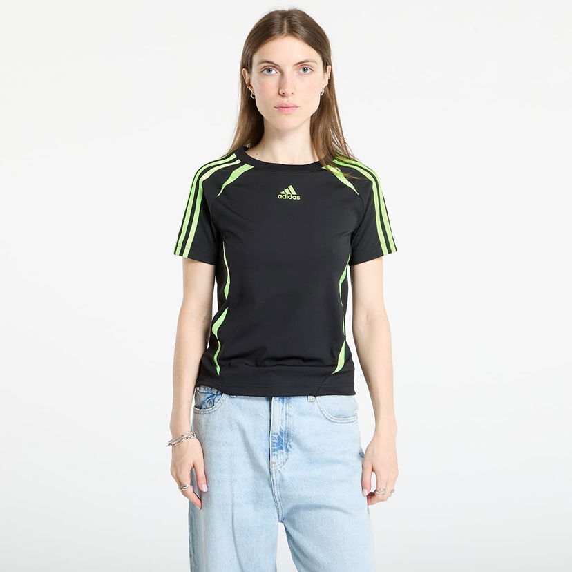 Футболка adidas Originals Teamgeist Adicolor Slim Jersey T-Shirt чорний | JZ6709