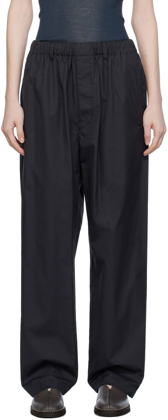 Штани LEMAIRE Lemaire Exclusive Elastic Waist Trousers чорний | PA1047 LF839