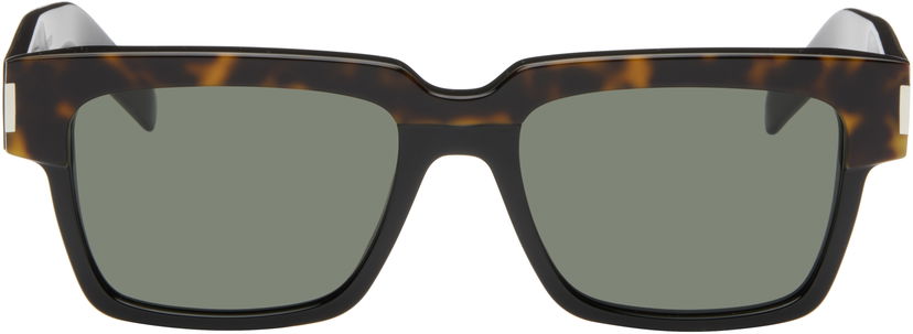 Сонцезахисні окуляри Saint Laurent Tortoiseshell Square Sunglasses Коричневий | SL 732 VADIM-003