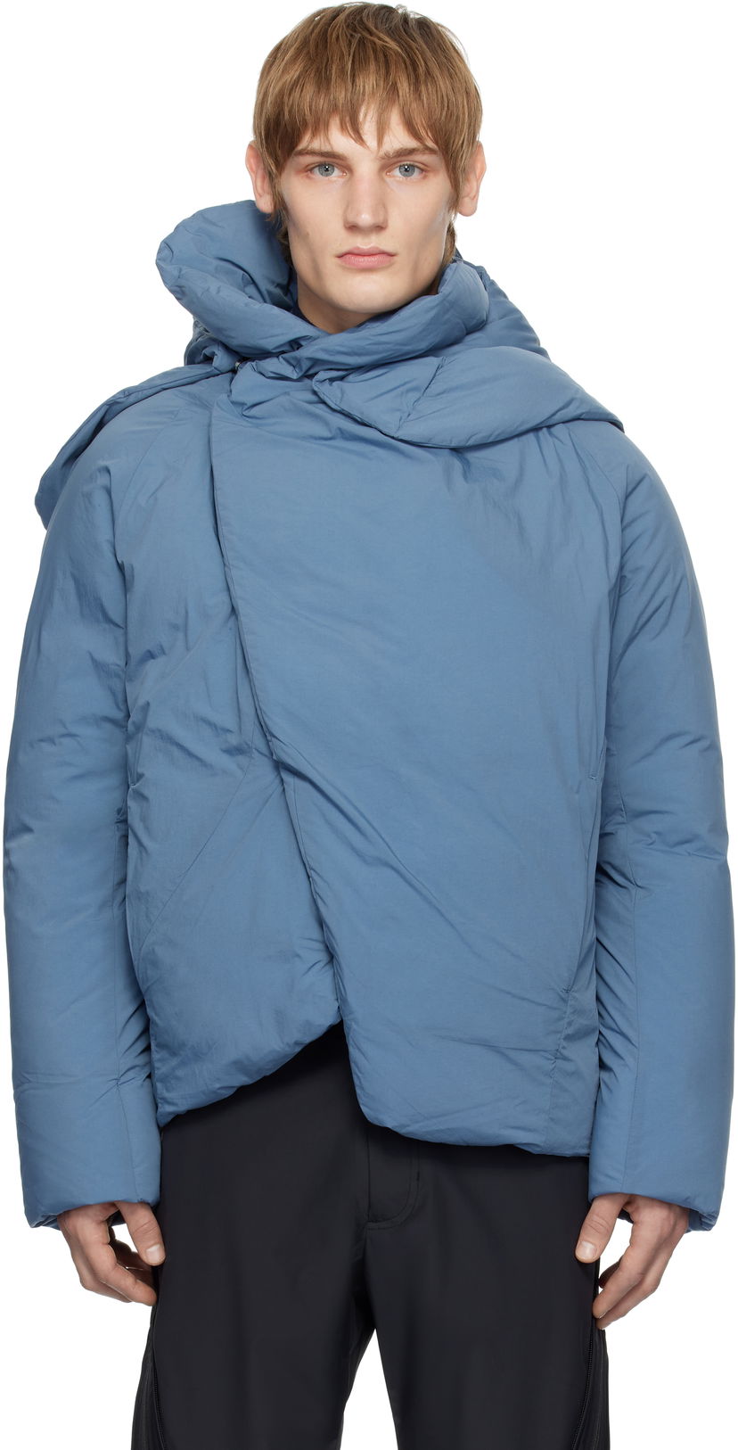 Пуховик Post Archive Faction (PAF) 7.0 Center Down Jacket Синій | 7.0 ODC-BL