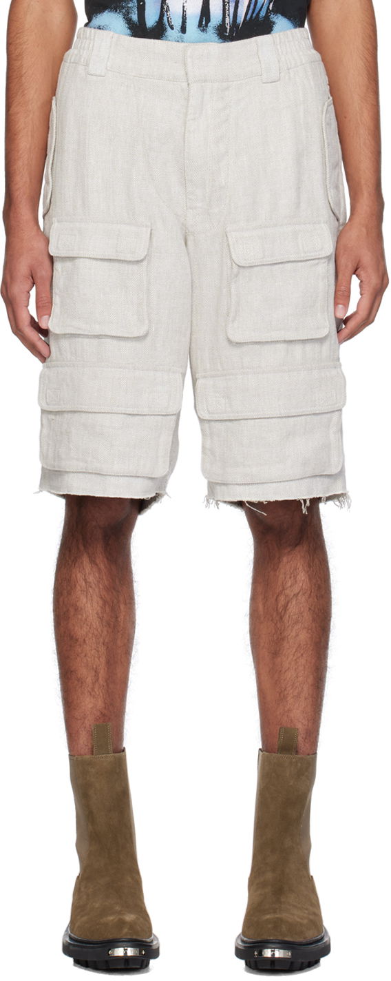 Шорти MISBHV Raw Edge Shorts Сірий | 240M359