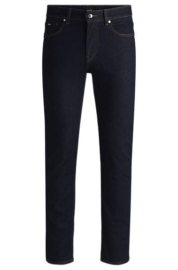 Джинси BOSS Delaware Slim-Fit Stretch Jeans Синій | 50520828