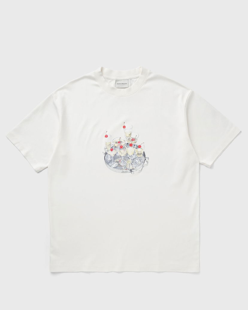 Футболка Drôle de Monsieur Drole de Monsieur Le Cocktails T-Shirt XXL білий | G-TS237-CO002-OW