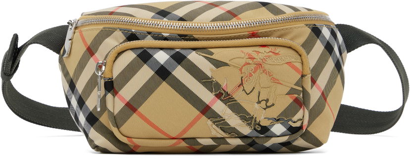 Поясна сумка Burberry Burberry Small Check Belt Bag бежевий | 8106714