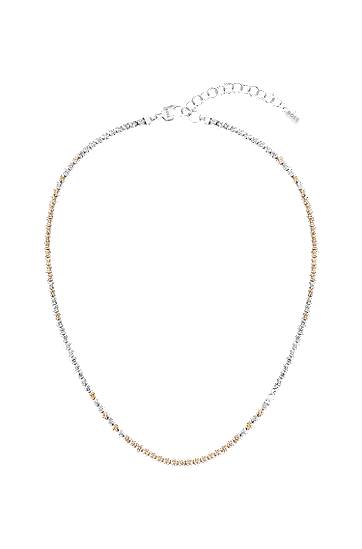 Кольє BOSS Adjustable Crystal Necklace Металік | 1580630