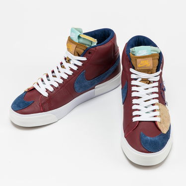 Кросівки та взуття Nike SB Zoom Blazer Mid Edge SB "Team Red Navy" Різнокольоровий | DA2189-600, 2