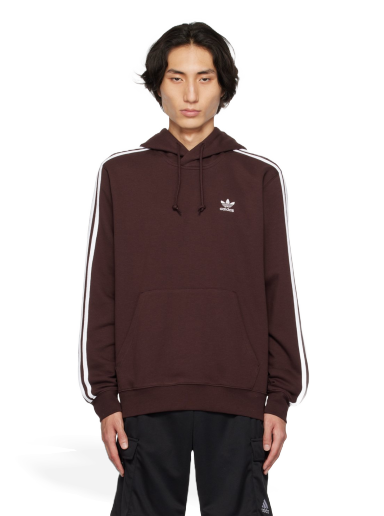 Світшоти adidas Originals 3-Stripe Hoodie чорний | II5768