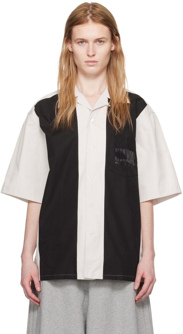 Сорочка VETEMENTS Spread Collar Shirt чорний | VL16SH200S 5338 POPLIN
