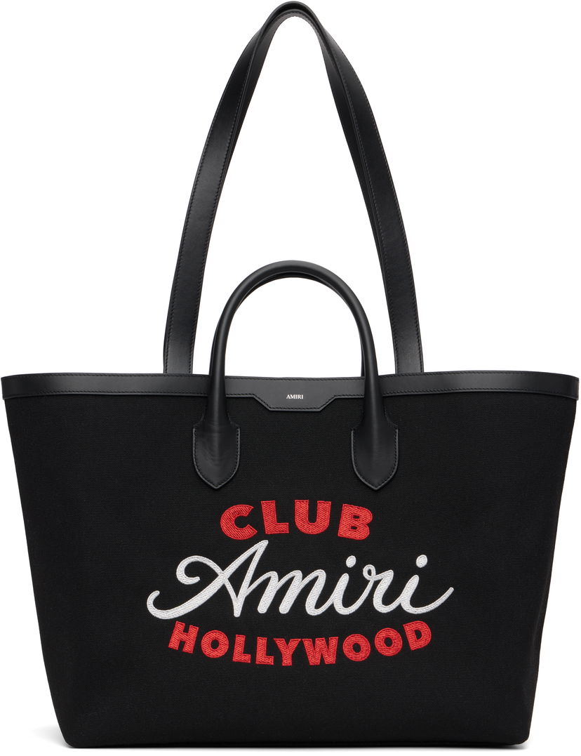 сумка-тоут AMIRI Amiri 'Club Amiri' Canvas Tote Bag чорний | AMBGTO1016