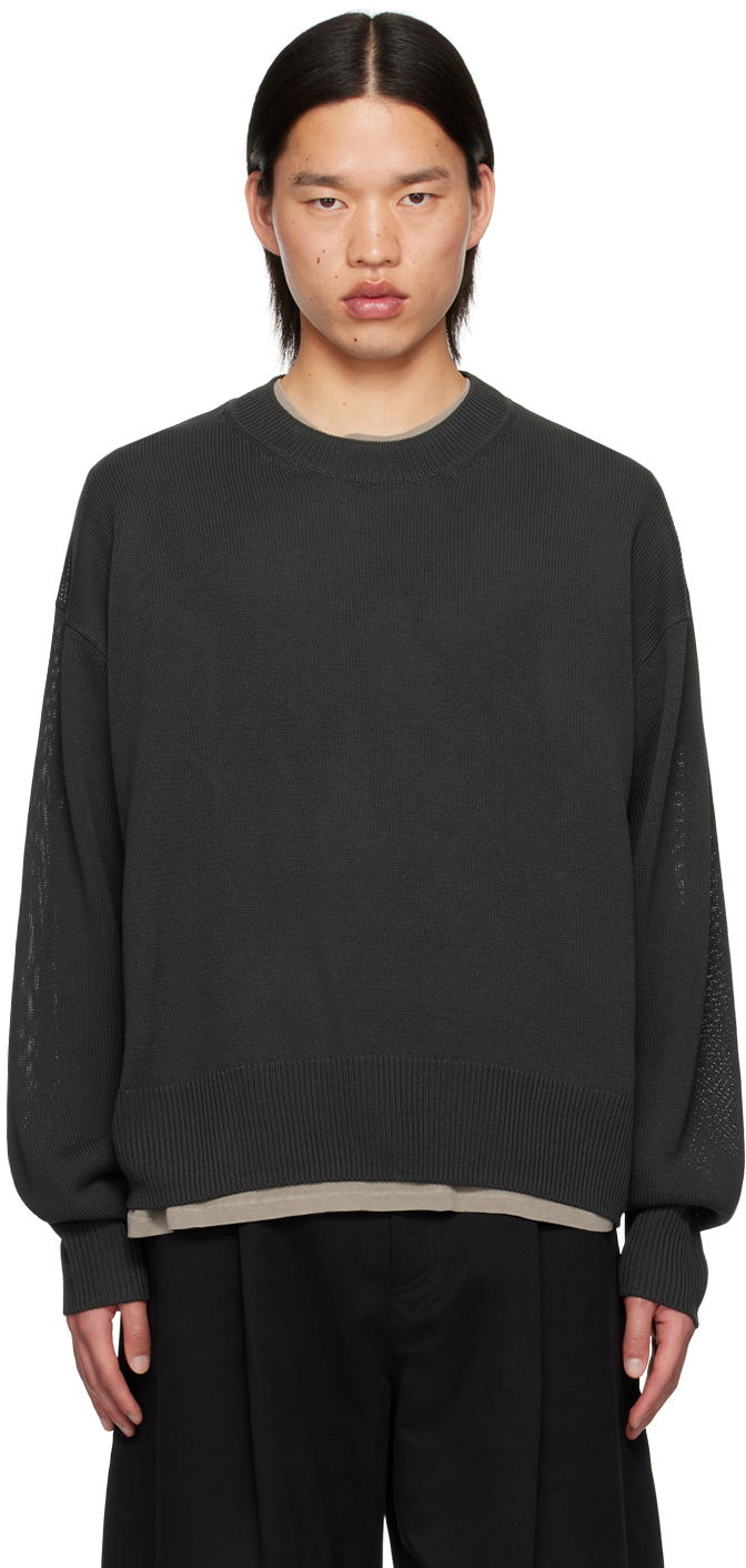 Cветр Studio Nicholson Studio Nicholson Kami Sweater Зелений | KAMI SNM - 1195