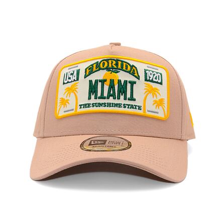 Кепка New Era New Era 9FORTY A-Frame License Plate Adjustable Cap Рожевий | 60595462, 1