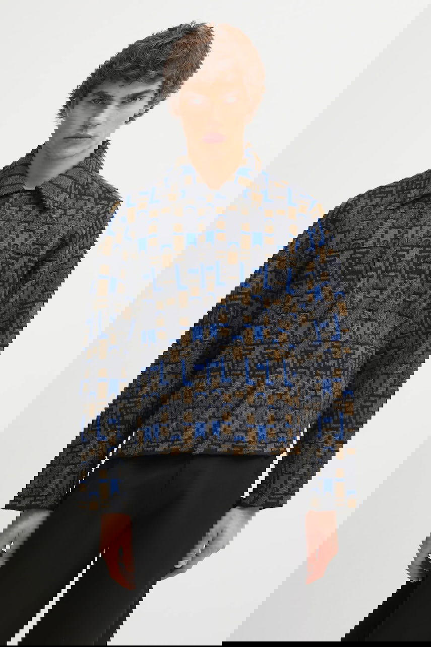 Cветр ADER ERROR Textured Geometric Knit Cardigan Різнокольоровий | BO01FWKT0706GR, 0