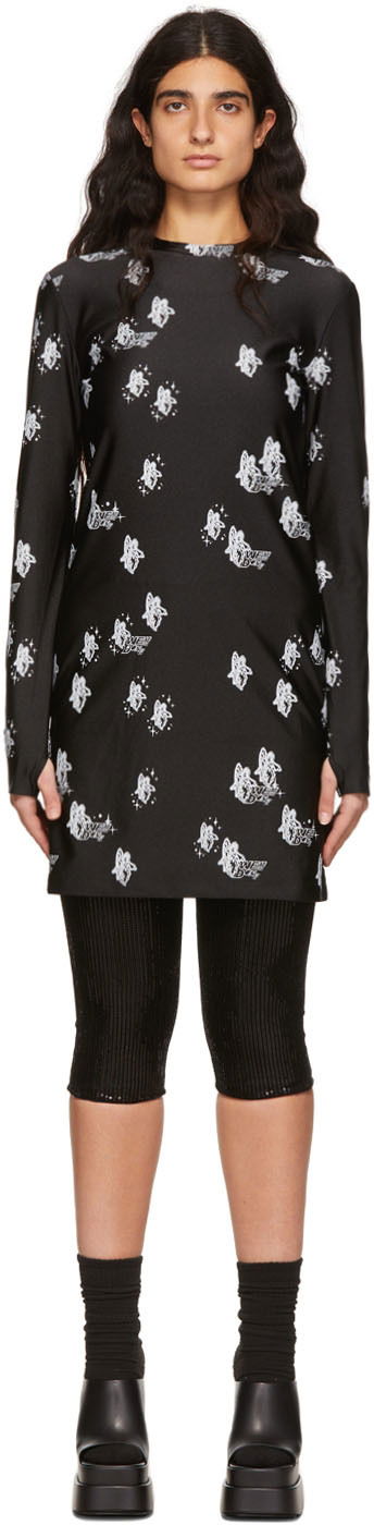 плаття We11done We11done Artwork Mini Dress чорний | WD-TO1-22-720-W-BK