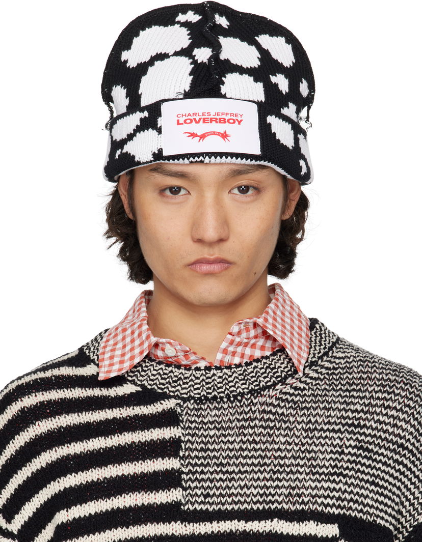 Шапка Charles Jeffrey Loverboy Charles Jeffrey LOVERBOY Knitted Logo Beanie чорний | 54130601