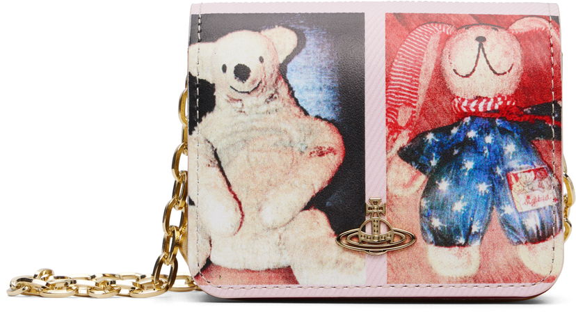 Сумка Vivienne Westwood Vivienne Westwood Teddies Mini Flap Crossbody Bag Рожевий | 5C01000VW-L00AQ-