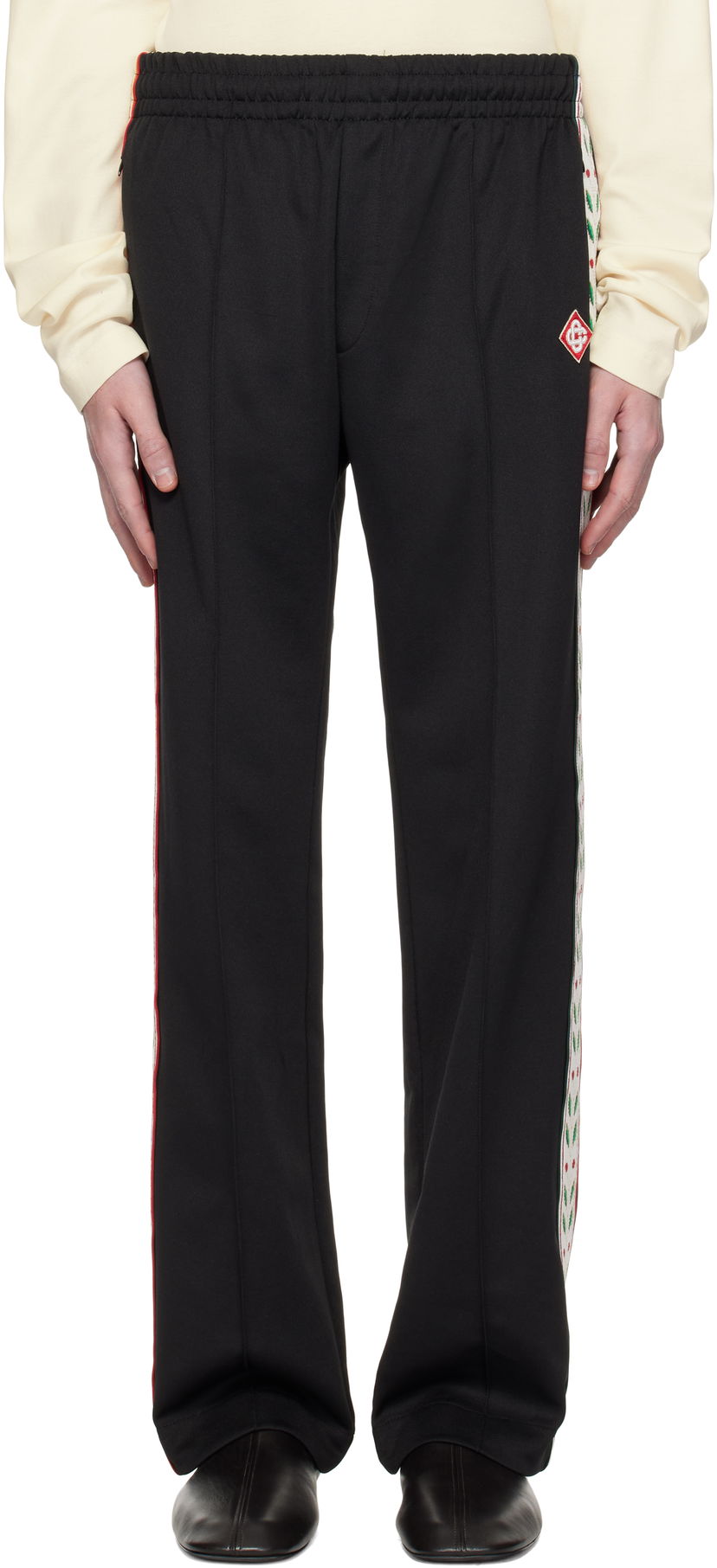 Спортивні штани Casablanca Laurel Track Pants чорний | MPS25-JTR-230-01