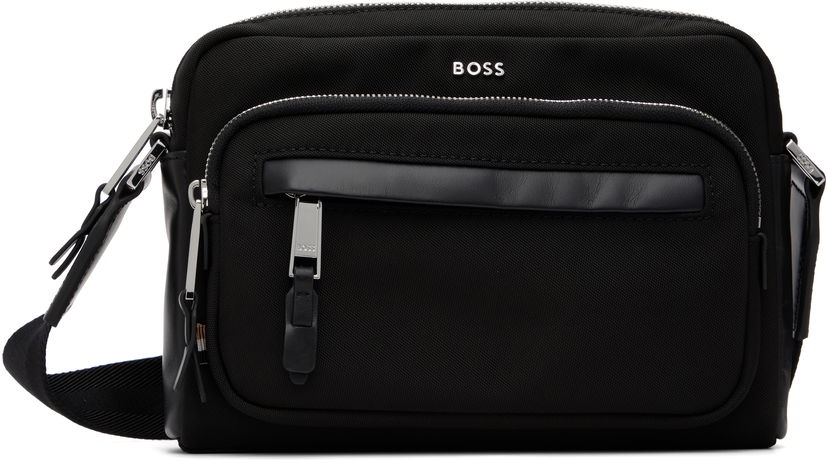 Сумка BOSS Logo Hardware Crossbody Bag чорний | 50548010