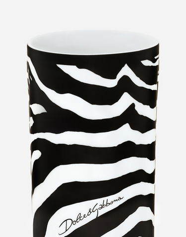 Домашній декор Dolce & Gabbana Dolce & Gabbana Cylindrical Porcelain Vase Onesize Різнокольоровий | TCC196TCAMXUZ003, 2
