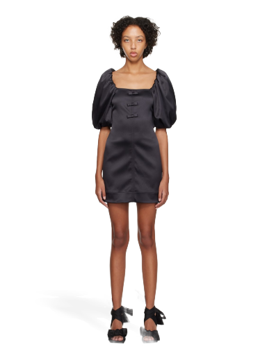 плаття GANNI Bow Minidress Сірий | F8456