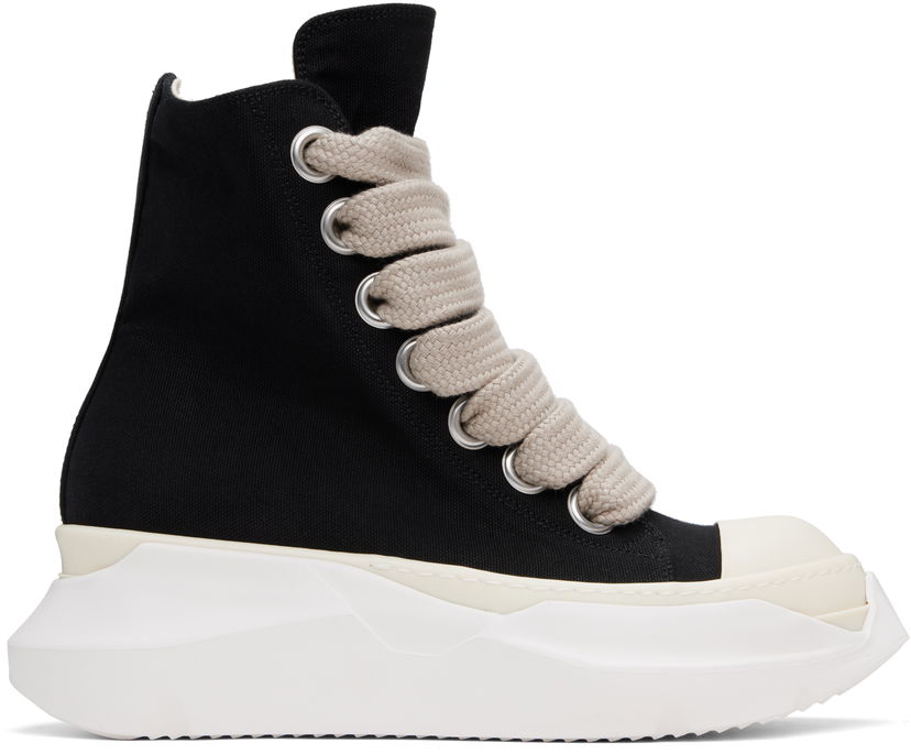 Кросівки та взуття Rick Owens Rick Owens DRKSHDW Hollywood Jumbo Laces Abstract чорний | DU01E3844 CVSW2
