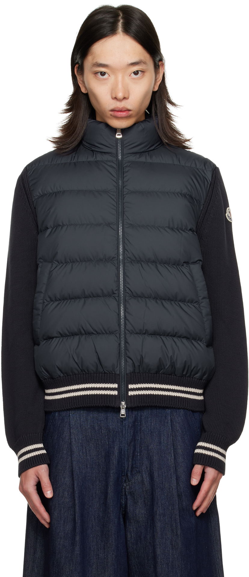 Куртка Moncler Moncler Padded Hybrid Jacket чорний | K20919B00032M1509