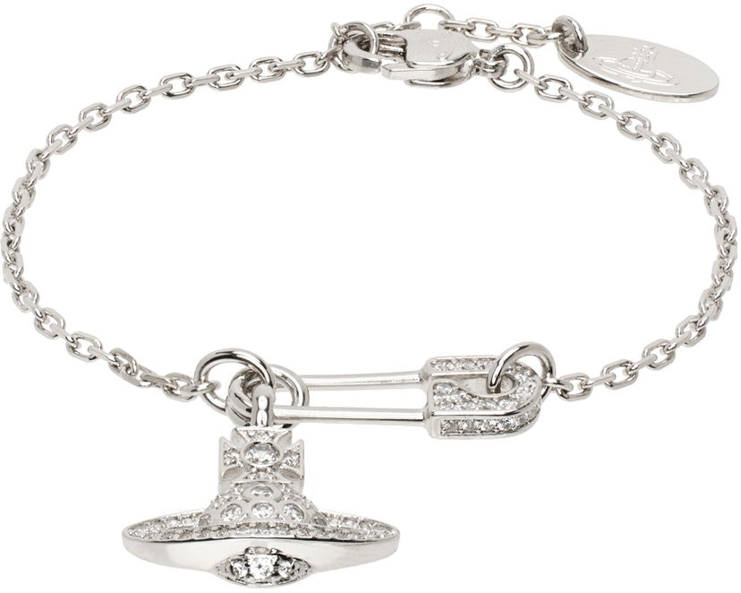 Браслет Vivienne Westwood Lucrece Bracelet Сірий | 61020153-02P102-IM