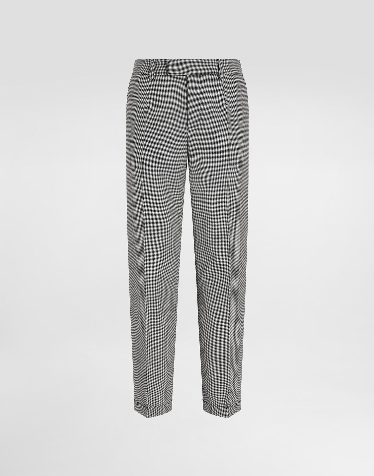 Штани Dolce & Gabbana Dolce & Gabbana Tailored Wool Houndstooth Pants Сірий | GP0B8TFQ2OIS0984, 0