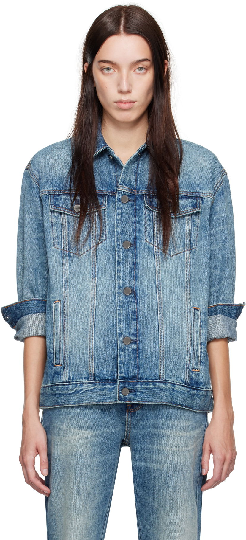 Куртка CALVIN KLEIN Denim Jacket Синій | 81WL703-PTI