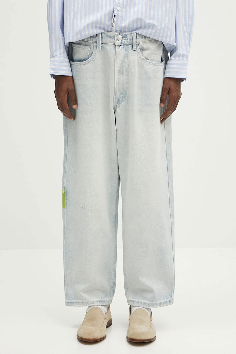 Джинси AAPE by A Bathing Ape AAPE Main Jeans Синій | AAPPTMB694XXO