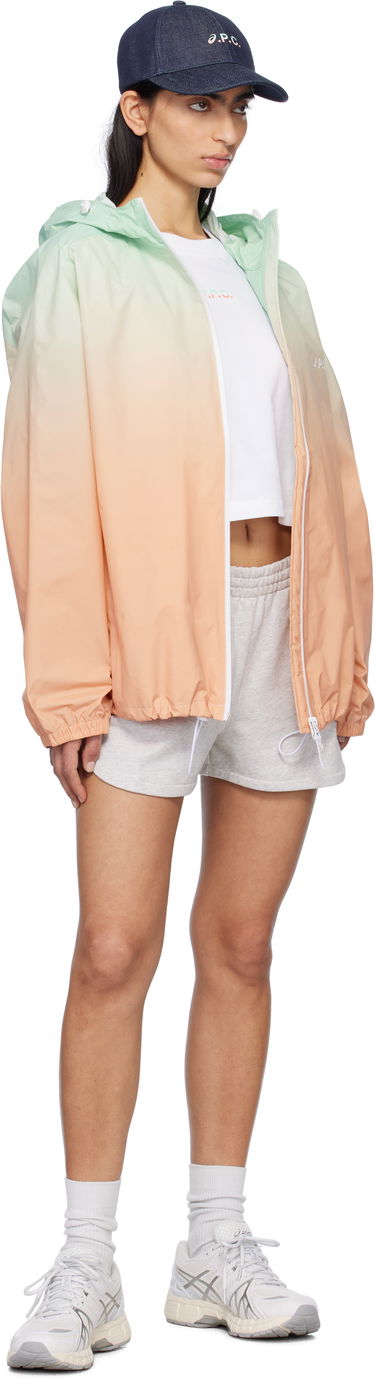 Вітровка A.P.C. A.P.C. ASICS Edition Meadow Gradient Hooded Jacket Помаранчевий | PSAKO-M32001, 3